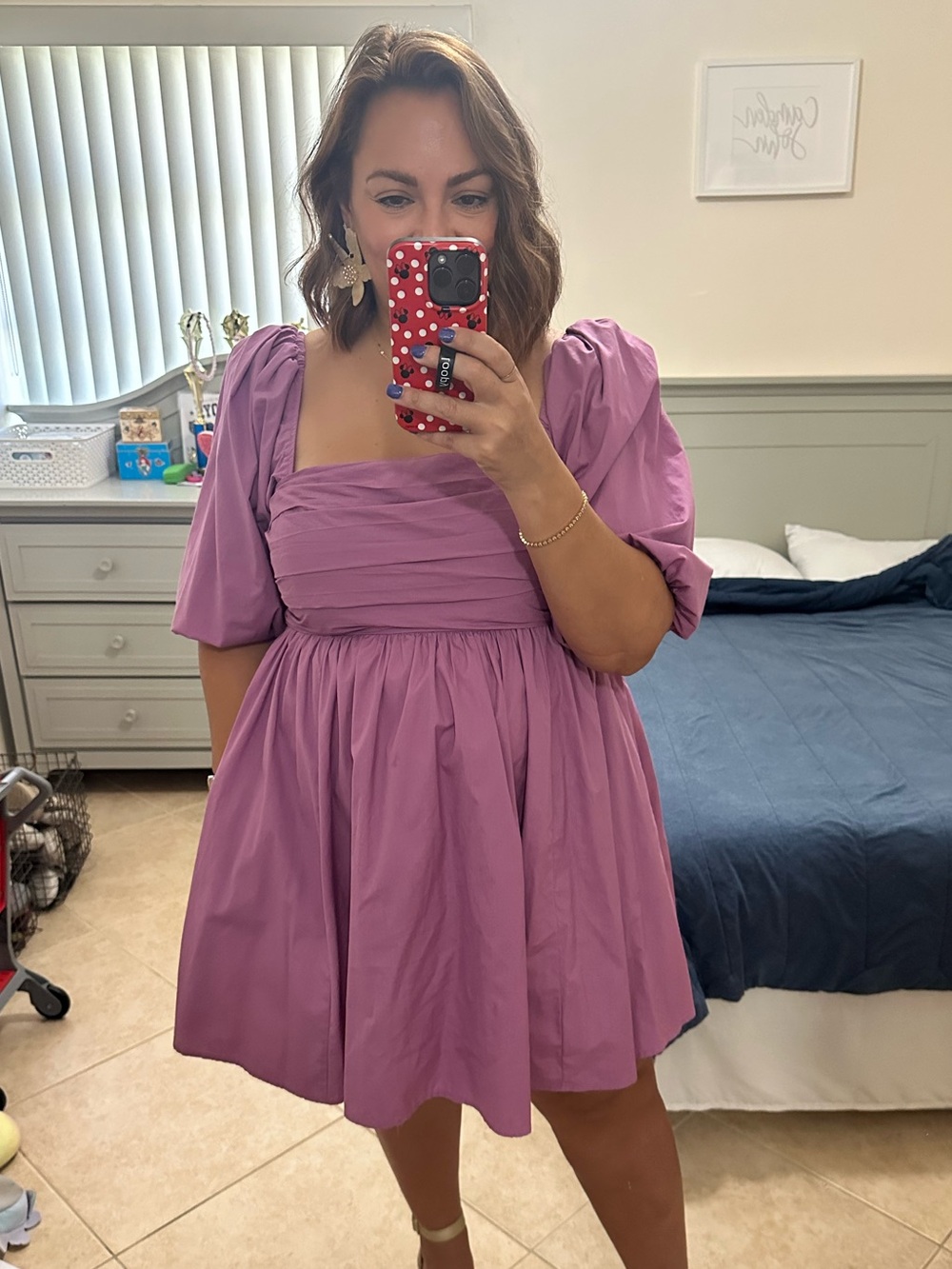 Abercrombie & Fitch - Emerson Puff Sleeve Mini Dress